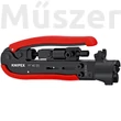 KNIPEX 97 40 20 SB kompressziós szerszám koax csatlakozókhoz