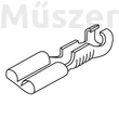 KNIPEX 97 43 05 krimpelő rendszerfogó szigeteletlen kábelsarukhoz, 0,5...6,0 mm2