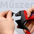 KNIPEX 97 43 05 krimpelő rendszerfogó szigeteletlen kábelsarukhoz, 0,5...6,0 mm2
