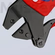 KNIPEX 97 43 05 krimpelő rendszerfogó szigeteletlen kábelsarukhoz, 0,5...6,0 mm2