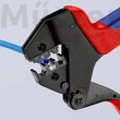 KNIPEX 97 43 200 krimpelő rendszerfogó cserélhető krimpelő betétekhez