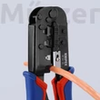 KNIPEX 97 51 10 Krimplelő fogó Western dugóhoz RJ11/12, RJ45