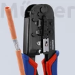 KNIPEX 97 51 10 Krimplelő fogó Western dugóhoz RJ11/12, RJ45