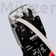KNIPEX 97 51 12 Krimplelő fogó Western dugóhoz RJ11/12, RJ45