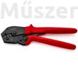 KNIPEX 97 52 05 önbeállító krimpelő fogó csúszósarukhoz, 20...10 AWG, 0,5...6,0 mm2 keresztmetszetű kábelekhez