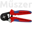 KNIPEX 97 53 04 önbeállító krimpelő fogó érvéghüvelyekhez, négyszögletű préseléssel