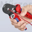 KNIPEX 97 53 14 önbeállító krimpelő fogó érvéghüvelyekhez, hatszögletű préseléssel