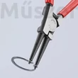 KNIPEX 00 19 56 Seeger-gyűrű fogó készlet 4-részes 