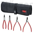 KNIPEX 00 19 56 Seeger-gyűrű fogó készlet 4-részes 