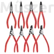 KNIPEX 00 19 58 V01 Seeger-gyűrű fogó készlet 8-részes 