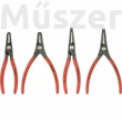KNIPEX 00 20 01 V09 Seeger-gyűrű fogó készlet 4-részes, habosított tálcán