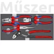 KNIPEX 00 20 01 V15 Seeger-gyűrű fogó készlet 4-részes, habosított tálcán