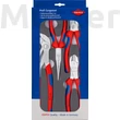KNIPEX 00 20 01 V17 Gépjárműszereléshjez fogó készlet 4-részes, habosított tálcán
