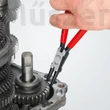 KNIPEX 00 20 04 V01 Seeger-gyűrű fogó készlet 8-részes bliszeteres csomagolásban