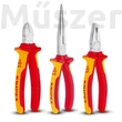 KNIPEX 00 20 12 szigetelt fogókészlet 3 db