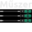 Wera 391/3 flexibilis szárú csavarhúzó készlet cserélhető fejekkel, 3 db