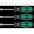 Wera 395 H0/3 Szaniter szerelő dugókulcs készlet, 3 db