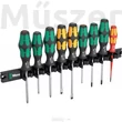 Wera 9650 Magnetic Rail Kraftform Screwdriver Set csavarhúzó készlet, 9 db