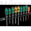 Wera 9650 Magnetic Rail Kraftform Screwdriver Set csavarhúzó készlet, 9 db