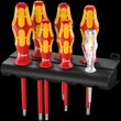 Wera Kraftform 160 i/165 i/7 vékonyított szárú szigetelt csavarhúzó készlet, 7 db