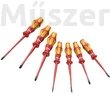 Wera Kraftform 160 iSS/7 vékonyított szárú szigetelt csavarhúzó készlet, 7 db