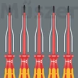 Wera Kraftform 160 iSS/7 vékonyított szárú szigetelt csavarhúzó készlet, 7 db