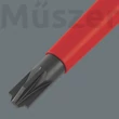 Wera Kraftform 160 iSS/7 vékonyított szárú szigetelt csavarhúzó készlet, 7 db