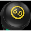 Wera 1834 Kraftform Ball-Grip lapos csavarhúzó 1.0 x 6.0 x 100 mm
