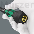 Wera 1834 Kraftform Ball-Grip lapos csavarhúzó 1.0 x 6.0 x 100 mm