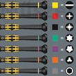 Wera Kraftform Micro ESD Electronics Big Pack 1 precíziós műszerész, elektronikai és finommechanikai csavahúzó készlet