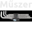 Wera 3950/9 Hex-Plus Stainless 1 SB imbuszkulcs készlet rozsdamentes acélból