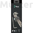 Wera 3950/9 Hex-Plus Stainless 1 SB imbuszkulcs készlet rozsdamentes acélból