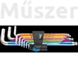 Wera 3950/9 Hex-Plus Multicolour Imperial Stainless 1 Imbuszkulcs készlet rozsdamentes