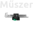 Wera 950/7 Hex-Plus Magnet 1 imbuszkulcs készlet mágneses funkcióval, krómozott