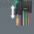 Wera 950/7 Hex-Plus Multicolour Magnet 1 Black Laser imbuszkulcs készlet mágneses funkcióval