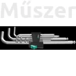 Wera 950/9 Hex-Plus 1 SB imbuszkulcs készlet krómozott
