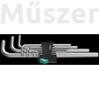 Wera 950/9 Hex-Plus 2 imbuszkulcs készlet krómozott