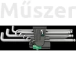 Wera 950/9 Hex-Plus 4 imbuszkulcs készlet, rövid fejű