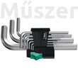 Wera 950/9 Hex-Plus 5 imbuszkulcs készlet krómozott