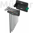 Wera 950/9 Hex-Plus 8 Imbuszkulcs készlet krómbevonat és mágnes