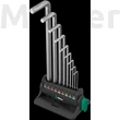Wera 950/9 Hex-Plus 8 Imbuszkulcs készlet krómbevonat és mágnes