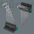 Wera 950/9 Hex-Plus 8 Imbuszkulcs készlet krómbevonat és mágnes