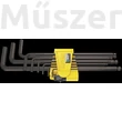 Wera 950/9 Hex-Plus Imperial 1 Black Laser Imbuszkulcs készlet