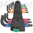 Wera 950/9 Hex-Plus Multicolour 2 Black Laser imbuszkulcs készlet