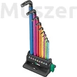 Wera 950/9 Hex-Plus Multicolour 3 Imbuszkulcs készlet mágnessel