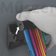 Wera 950/9 Hex-Plus Multicolour 3 Imbuszkulcs készlet mágnessel