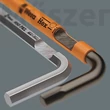 Wera 950/9 Hex-Plus 8 Imbuszkulcs készlet krómbevonat és mágnes
