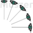 Wera 454/5 HF SHK Set 1 T-nyelű imbuszkulcs készlet csavartartó funkcióval