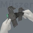 Wera 967/9 TX 1 Torx kulcs készlet 