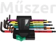 Wera 967/9 TX BO Multicolour 1 Torx kulcs készlet furattal ellátott csavarokhoz